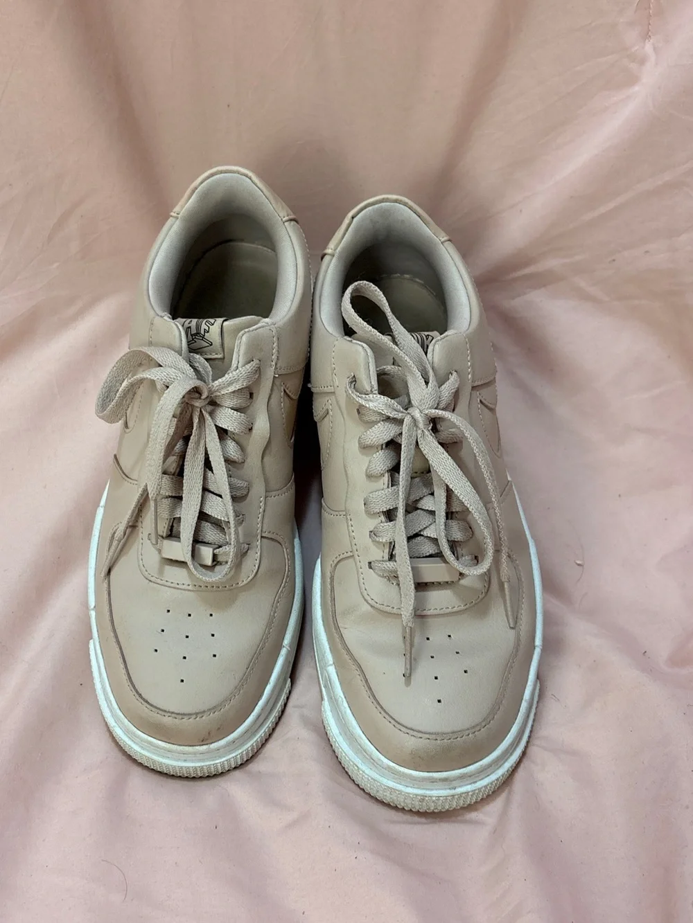 Nike Women’s Beige Platform Sneakers